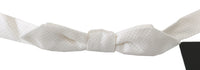 Thumbnail for Elegant White Silk Bow Tie