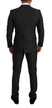 Thumbnail for Elegant Gray Martini Wool Suit