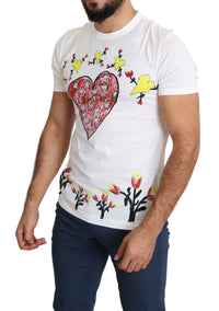 Thumbnail for Chic Saint Valentine Print Crew Neck T-Shirt