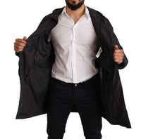 Thumbnail for Elegant Black Hooded Blouson Jacket