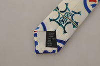 Thumbnail for Elegant Multicolor Majolica Silk Tie