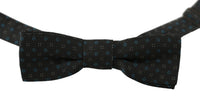 Thumbnail for Elegant Gray Silk Patterned Bow Tie