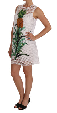 Thumbnail for Chic Pineapple Applique Midi Shift Dress