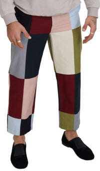 Thumbnail for Stunning Multicolor Patchwork Pants