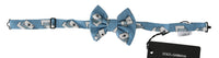 Thumbnail for Elegant Silk Light Blue Bow Tie