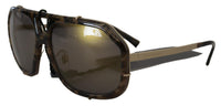 Thumbnail for Chic Aviator Mirrored Brown Sunglasses