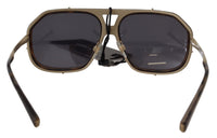 Thumbnail for Chic Aviator Mirrored Brown Sunglasses