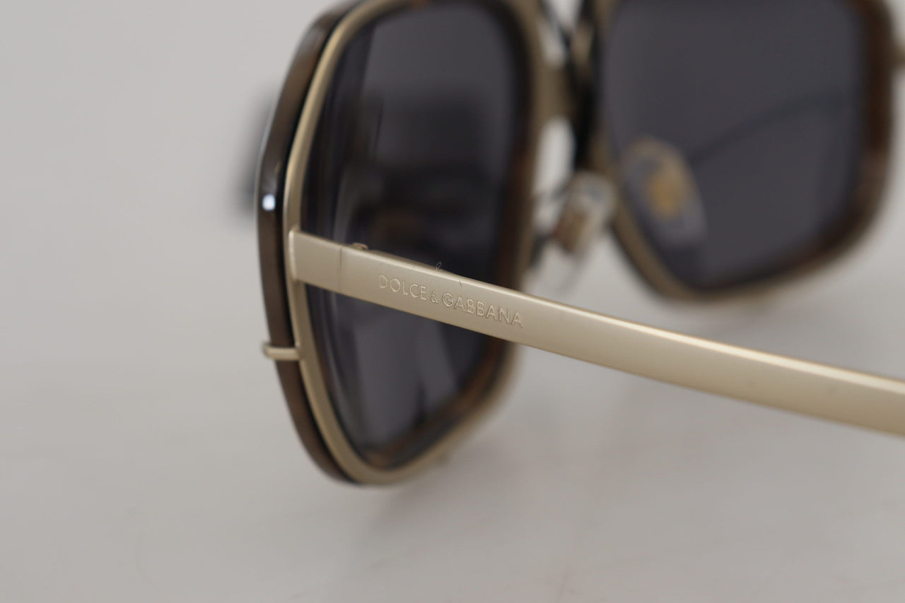 Chic Aviator Mirrored Brown Sunglasses