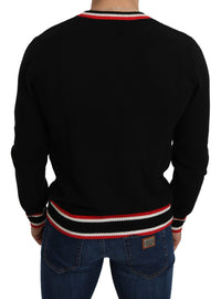 Thumbnail for Elegant Black Cashmere Crew Neck Sweater