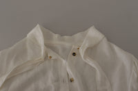 Thumbnail for Elegant Silk Ascot Collar Blouse