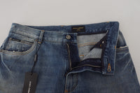 Thumbnail for Stunning Tattered Denim Italian Jeans