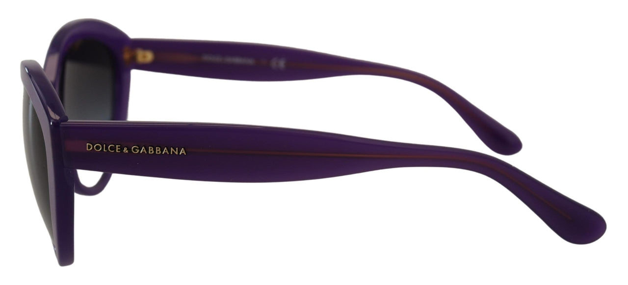 Chic Purple Cat-Eye Designer Sunglasses