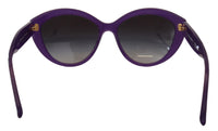 Thumbnail for Chic Purple Cat-Eye Designer Sunglasses