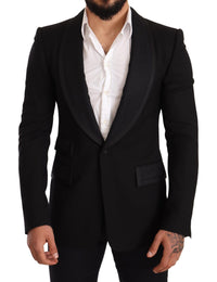 Thumbnail for Elegant Black Slim Fit Formal Blazer