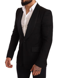 Thumbnail for Elegant Black Slim Fit Formal Blazer
