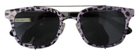 Thumbnail for Chic Purple Lens Metal Frame Sunglasses