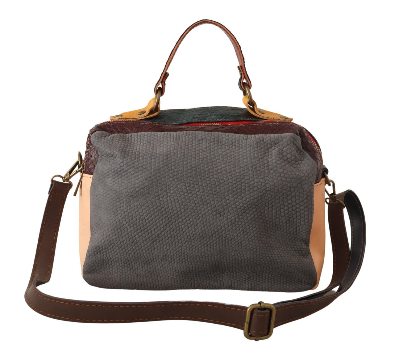 Chic Multicolor Leather Shoulder Bag