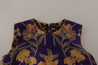 Thumbnail for Elegant Jacquard Shift Dress