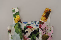 Thumbnail for Elegant Floral A-Line Cotton Dress