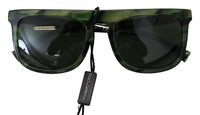 Thumbnail for Chic Green Acetate Women's Sunglasses