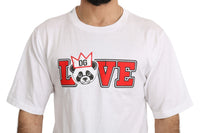 Thumbnail for Panda Love Slim Fit Crewneck Tee