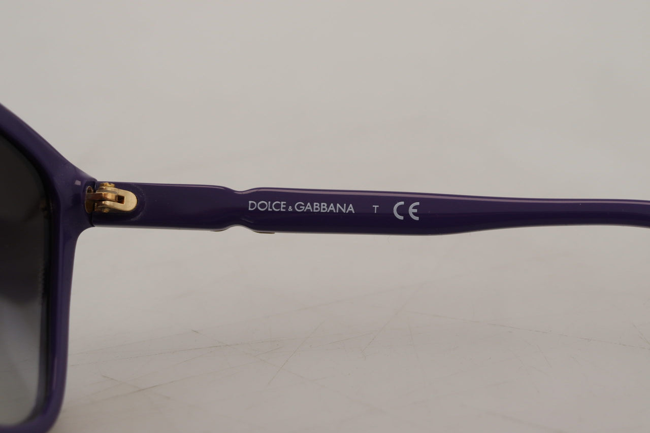 Elegant Violet Round Sunglasses for Women
