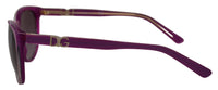 Thumbnail for Chic Purple Acetate Round Sunglasses