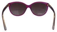 Thumbnail for Chic Purple Acetate Round Sunglasses