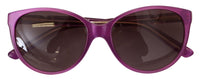 Thumbnail for Chic Purple Acetate Round Sunglasses