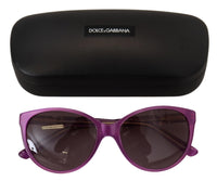 Thumbnail for Chic Purple Acetate Round Sunglasses