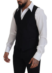 Thumbnail for Elegant Black Single-Breasted Dress Vest