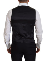 Thumbnail for Elegant Black Single-Breasted Dress Vest