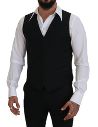 Thumbnail for Elegant Black Single-Breasted Dress Vest