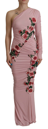Thumbnail for Elegant Pink One Shoulder Bodycon Dress