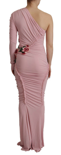 Thumbnail for Elegant Pink One Shoulder Bodycon Dress