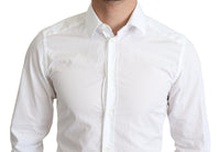 Thumbnail for White Cotton Long Sleeves Men Formal Shirt