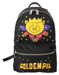 Thumbnail for Golden Pig Motif Luxe Backpack