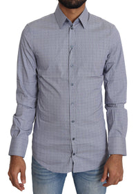 Thumbnail for Sicilia Slim Fit Polka Dot Cotton Blend Shirt