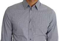 Thumbnail for Sicilia Slim Fit Polka Dot Cotton Blend Shirt