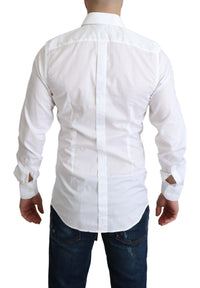 Thumbnail for Elegant White Cotton Dress Shirt Slim Fit