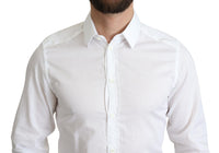 Thumbnail for Elegant White Cotton Dress Shirt Slim Fit