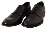 Thumbnail for Elegant Black Leather Formal Derby Shoes