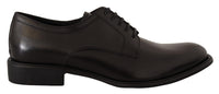 Thumbnail for Elegant Black Leather Formal Derby Shoes