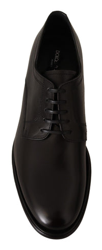 Thumbnail for Elegant Black Leather Formal Derby Shoes