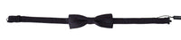 Thumbnail for Stunning Gray Patterned Silk Bow Tie