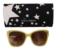 Thumbnail for Chic Yellow Acetate Gradient Sunglasses