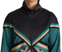 Thumbnail for Chic Multicolor Track Jacket with Logo Mania