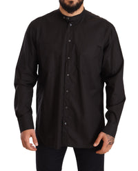 Thumbnail for Elegant Black 100% Cotton Men's Shirt