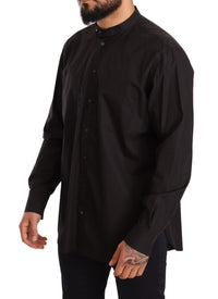 Thumbnail for Elegant Black 100% Cotton Men's Shirt