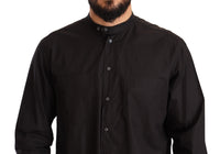 Thumbnail for Elegant Black 100% Cotton Men's Shirt